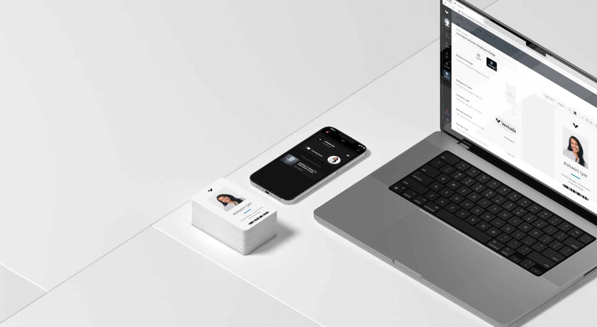 Verkada access control integrated with video recognition camera system