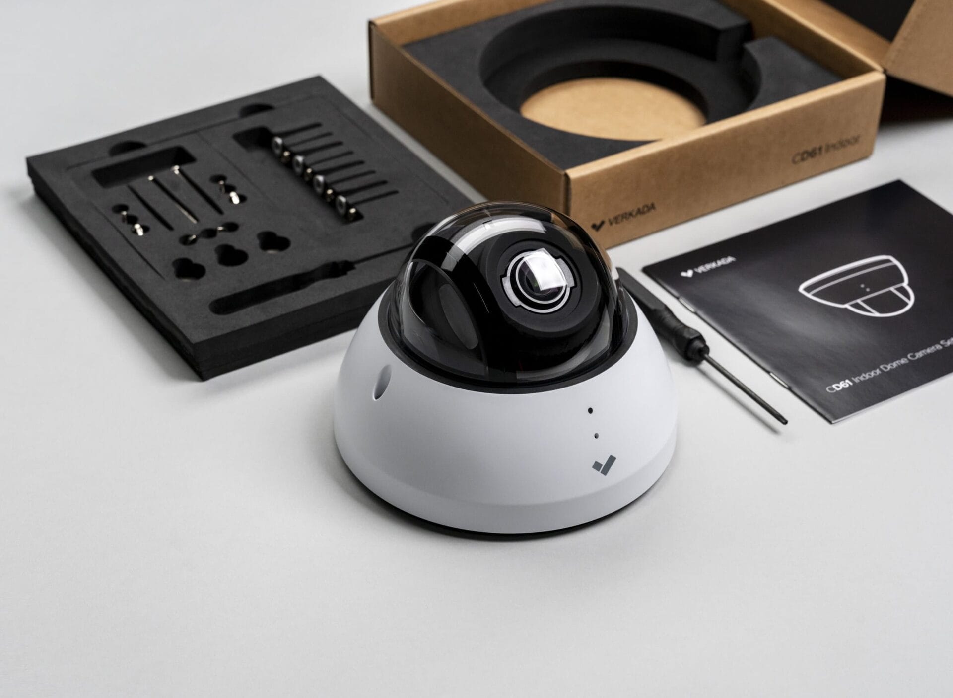 CD62-E Outdoor Dome camera set up