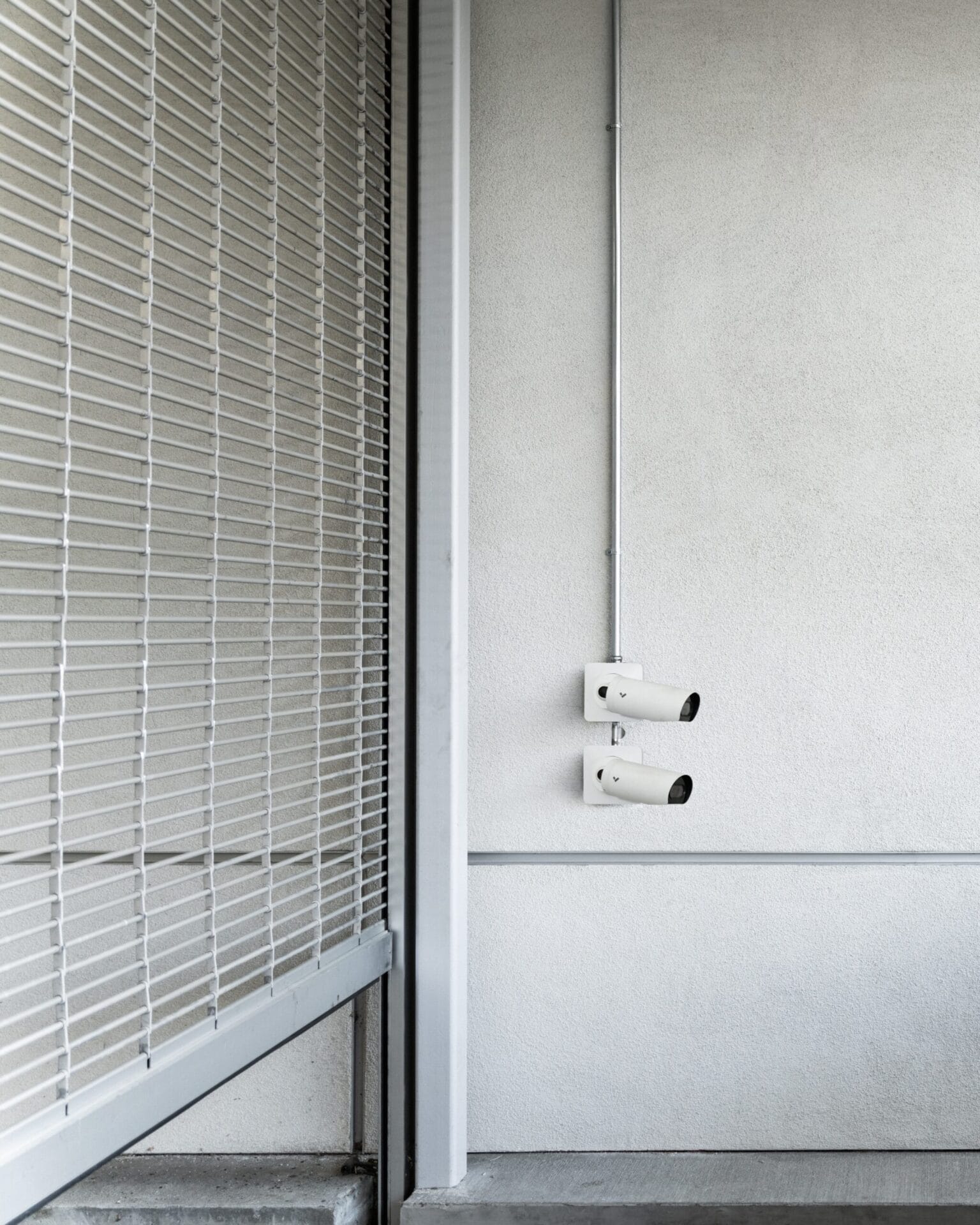 Verkada CB62-TE Bullet camera monitoring parking garage