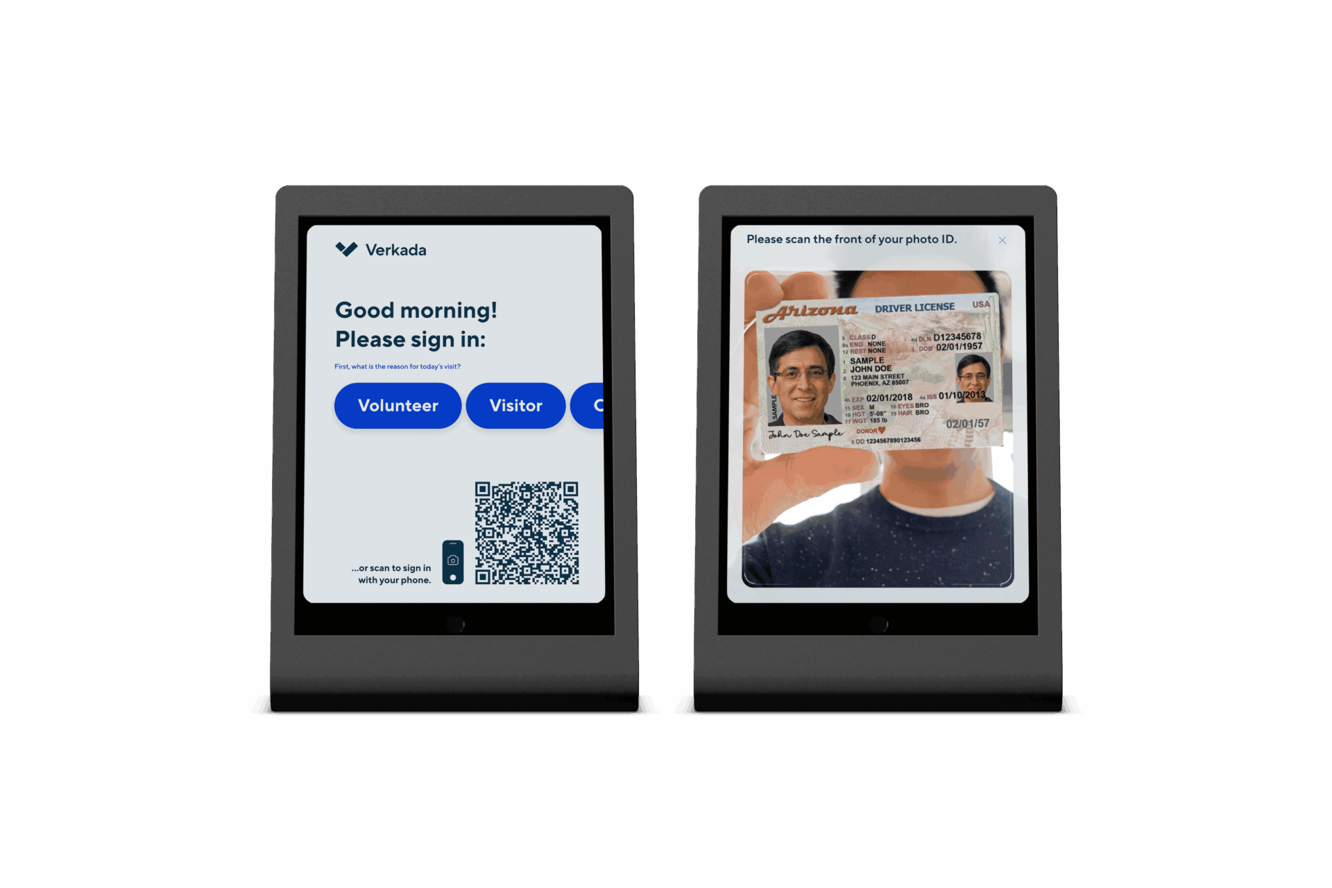 Verkada Guest sign in for school