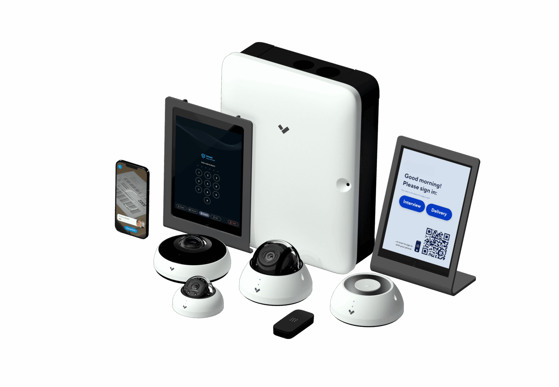 Verkada devices including access control card readers